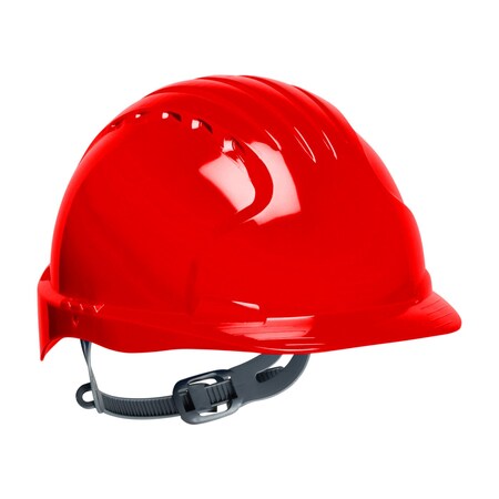 Pip Standard Brim Hard Hat with HDPE Shell, 6-Point Polyester Suspension and Slip Ratchet Adjustment,  280-EV6131-60
